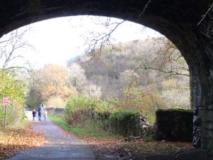 autumn walk viaduct